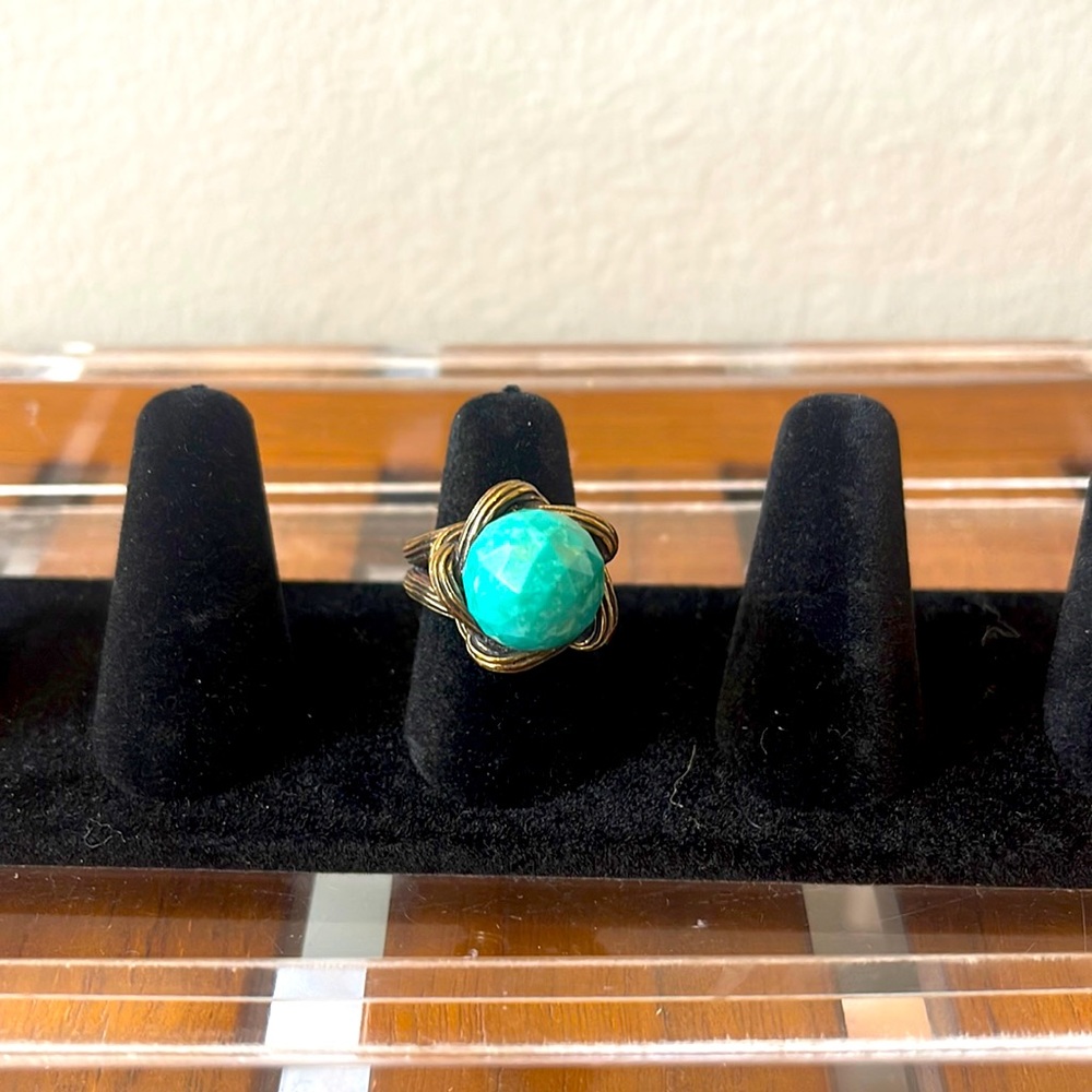 Stephen Dweck size 6 bronze ring